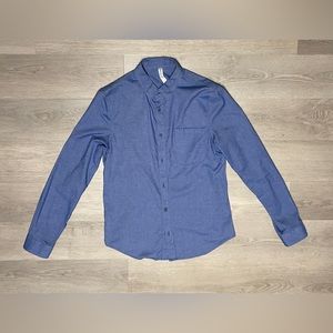 Lululemon men’s button down long sleeve shirt size M